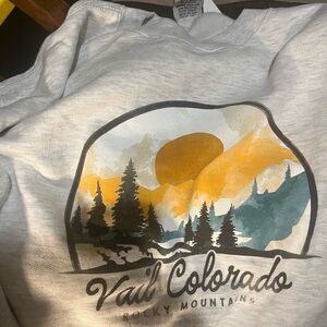 Charlies Oatmeal Golden Globe Crew Sweatshirt